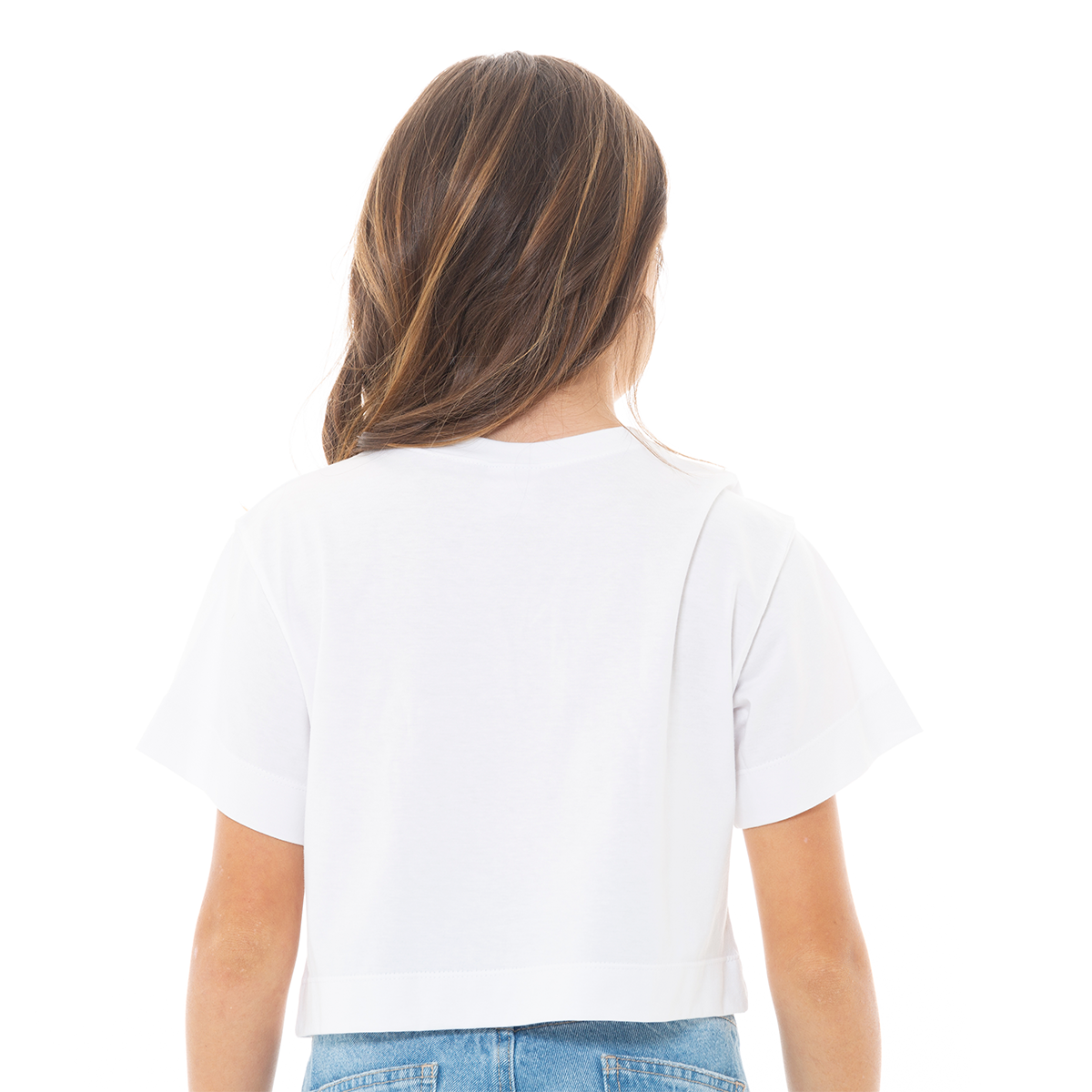 CAMISETA PARA NIÑAS CORTA ESTAMPADA