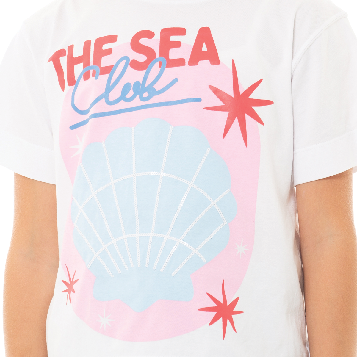 CAMISETA PARA NIÑAS CON DISEÑO ESTAMPADO - THE SEA CLUB