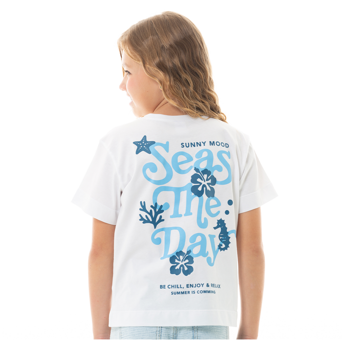 CAMISETA PARA NIÑAS CON DISEÑO ESTAMPADO