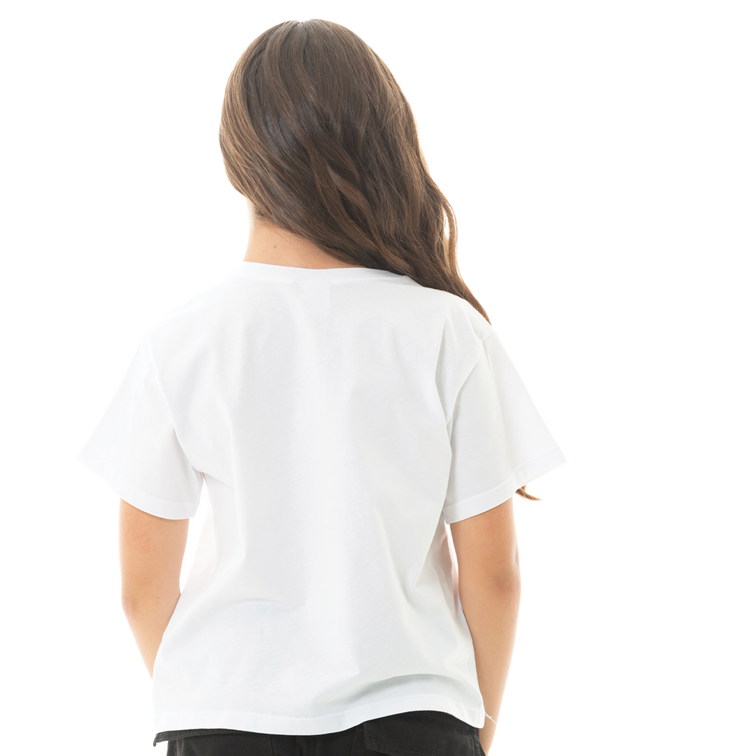 CAMISETA PARA NIÑAS CON LAZOS DECORATIVOS