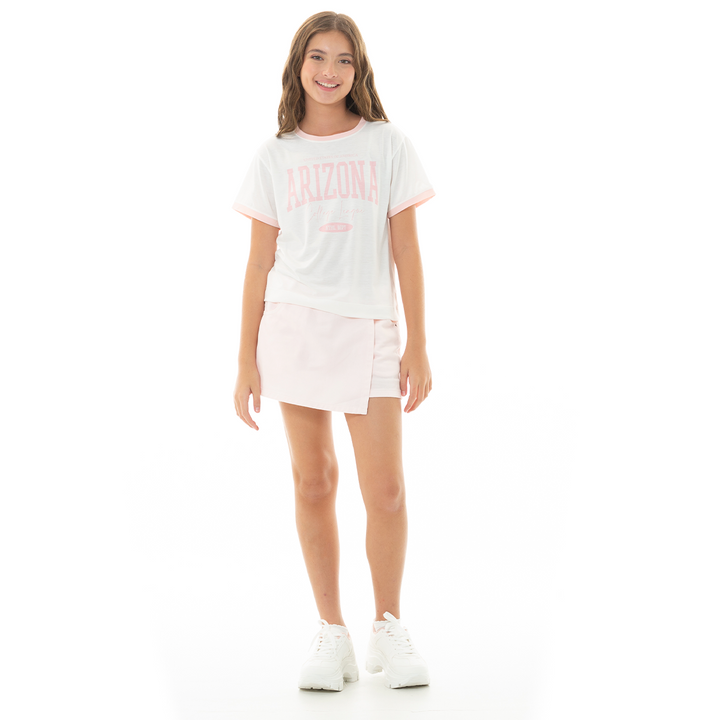 CAMISETA PARA NIÑAS CON DISEÑO ESTAMPADO -ARIZONA