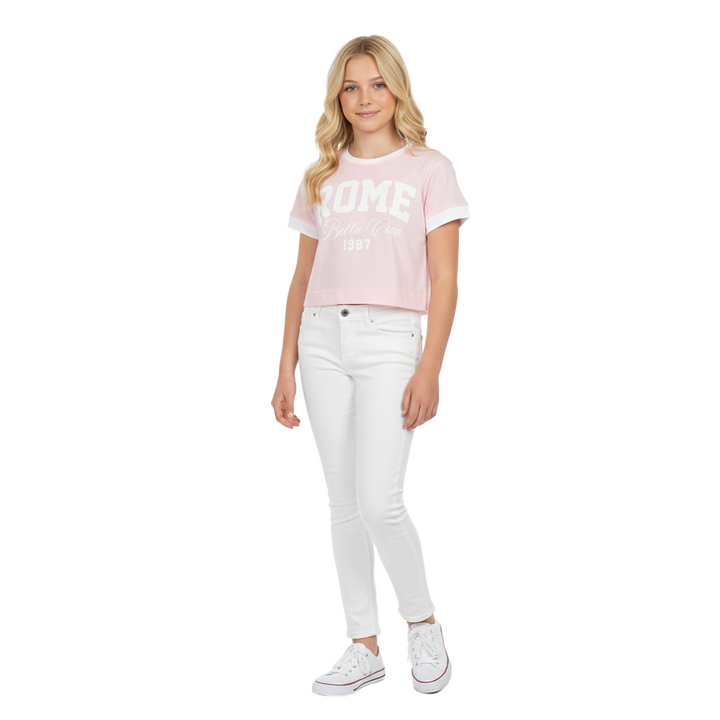 CAMISETA PARA NIÑAS CON DISEÑO ESTAMPADO - ROME