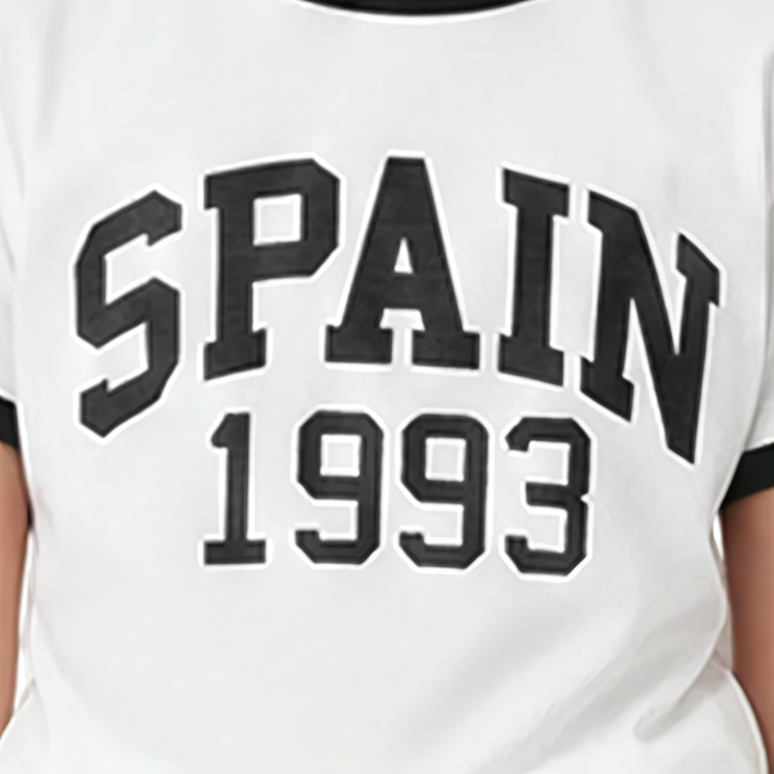 CAMISETA PARA NIÑAS CON DISEÑO ESTAMPADO - SPAIN 1993