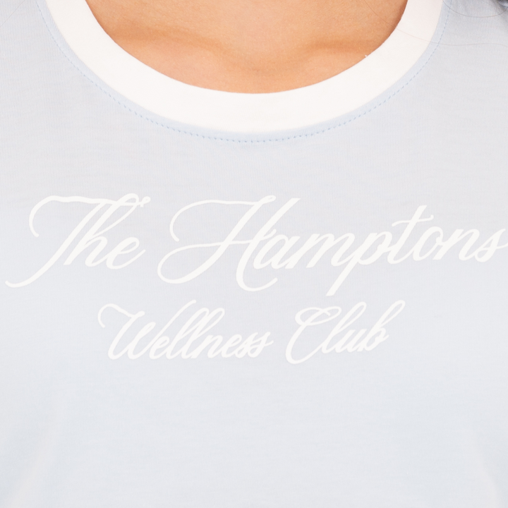 CAMISETA CROP PARA NIÑAS – AZUL CLARO