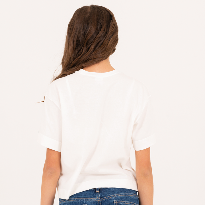 CAMISETA PARA NIÑAS CON ESTRELLAS EN GLITTER
