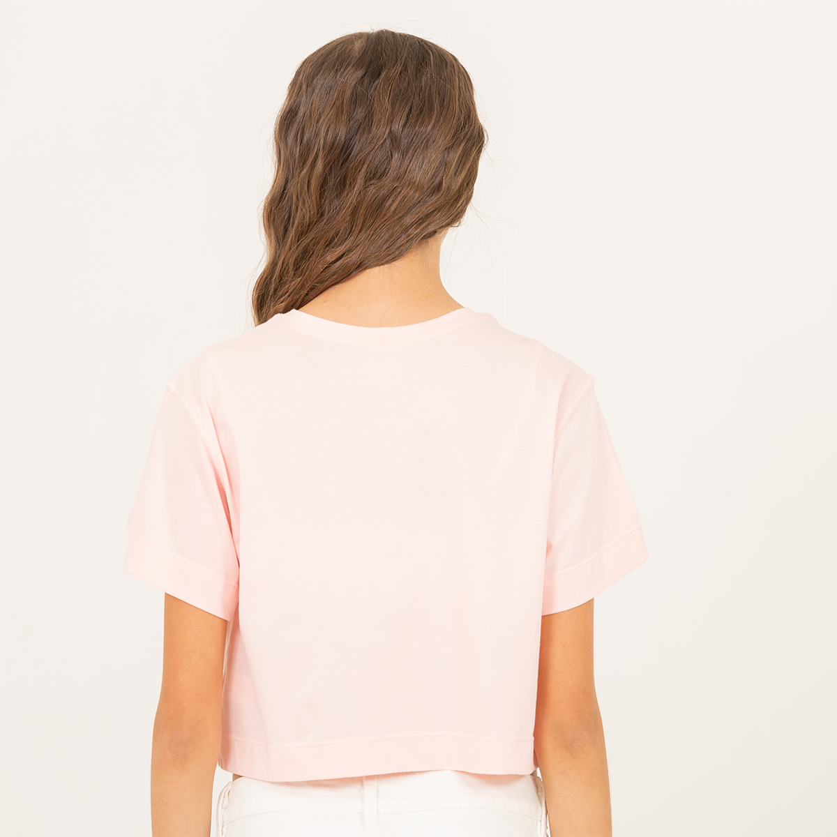 Camiseta para niñas con diseño de cerezas bordadas