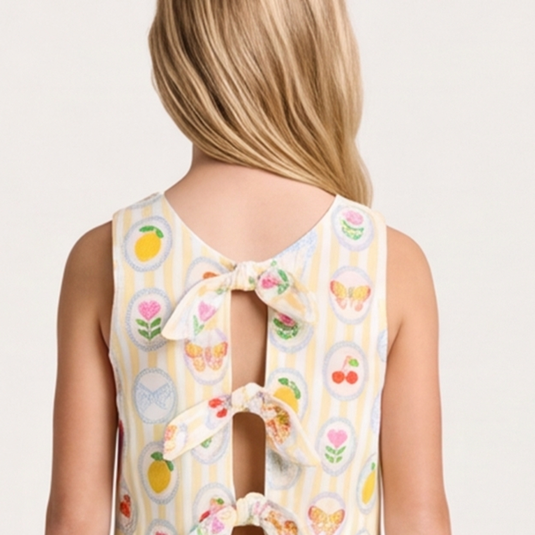 CROP TOP PARA NIÑAS CON DISEÑO ESTAMPADO