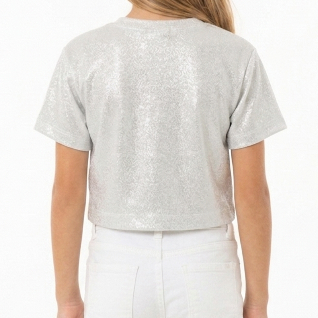 CAMISETA PARA NIÑA CON SHIMER