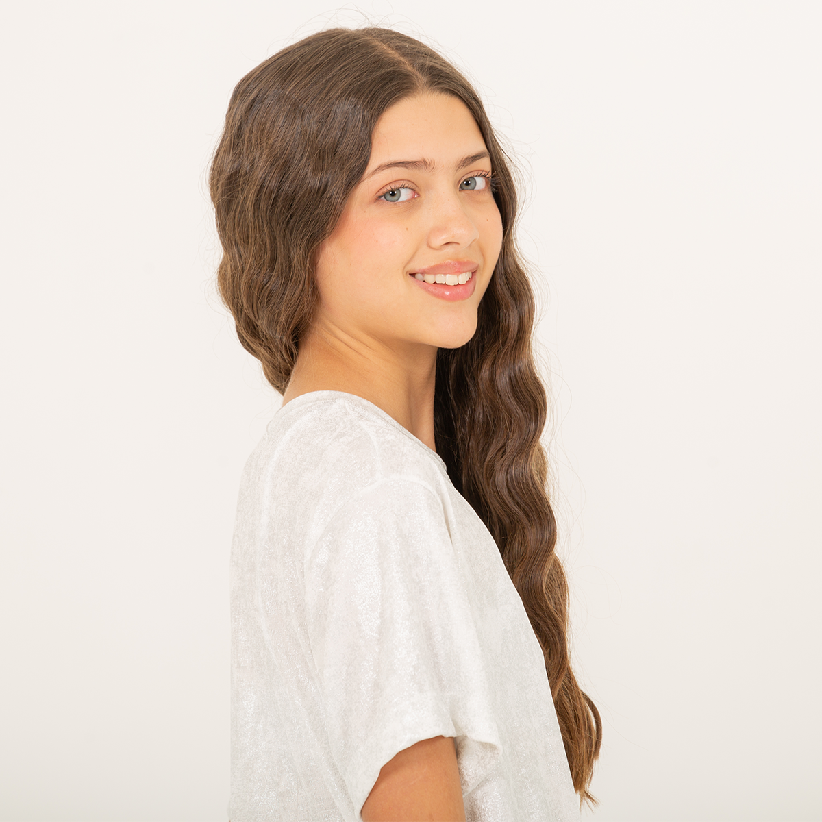 Camiseta para niñas con diseño en shimer