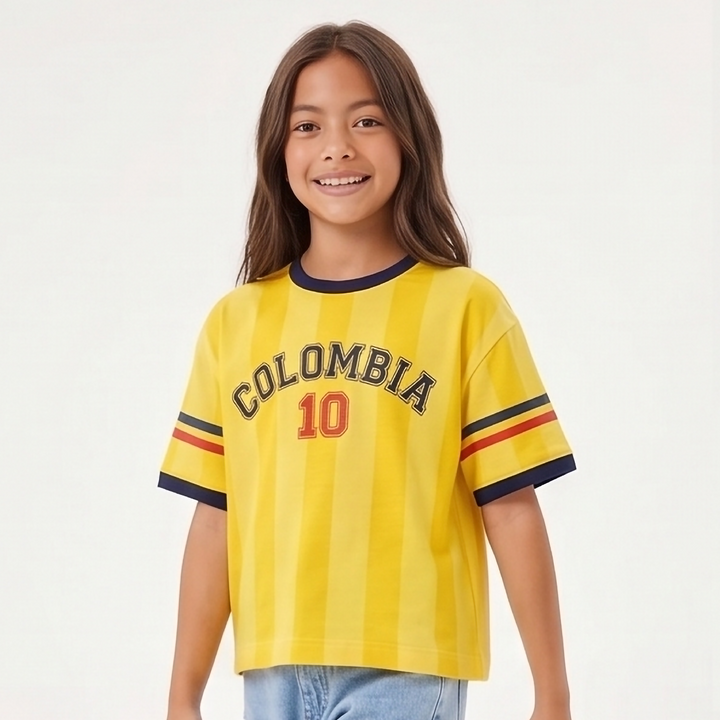 Camiseta de Colombia para Niñas