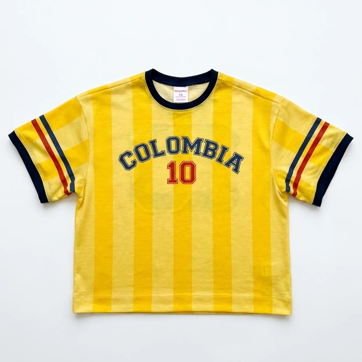 Camiseta para niña Colombia 10