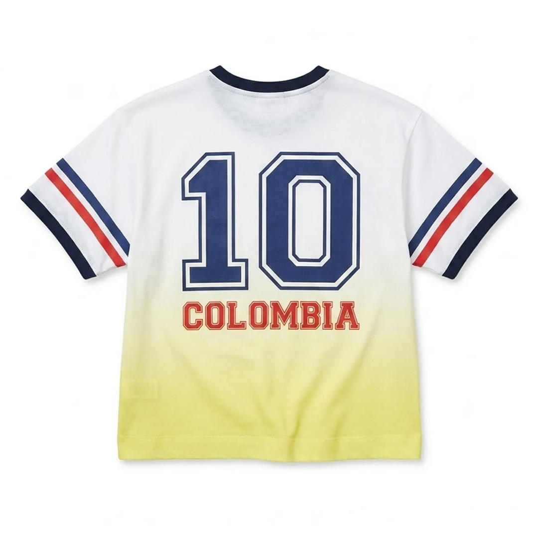 CAMISETA COLOMBIA PARA NIÑAS