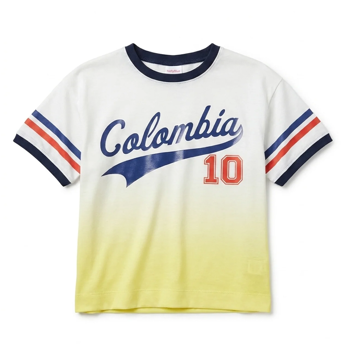 Camiseta para niñas Colombia 10