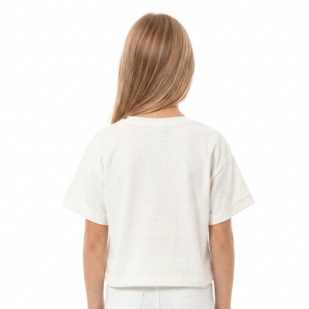 CAMISETA PARA NIÑA ESTAMPADA MALIBU