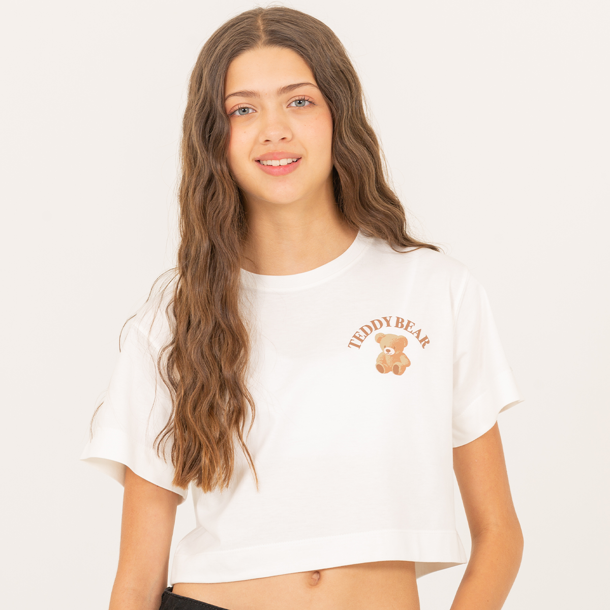 Camiseta para niñas con diseño estampado Teddybear