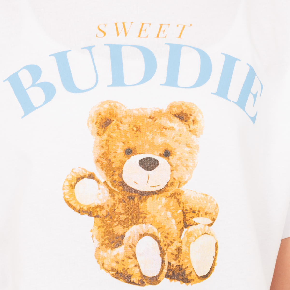 Camiseta para niñas con diseño estampado buddie