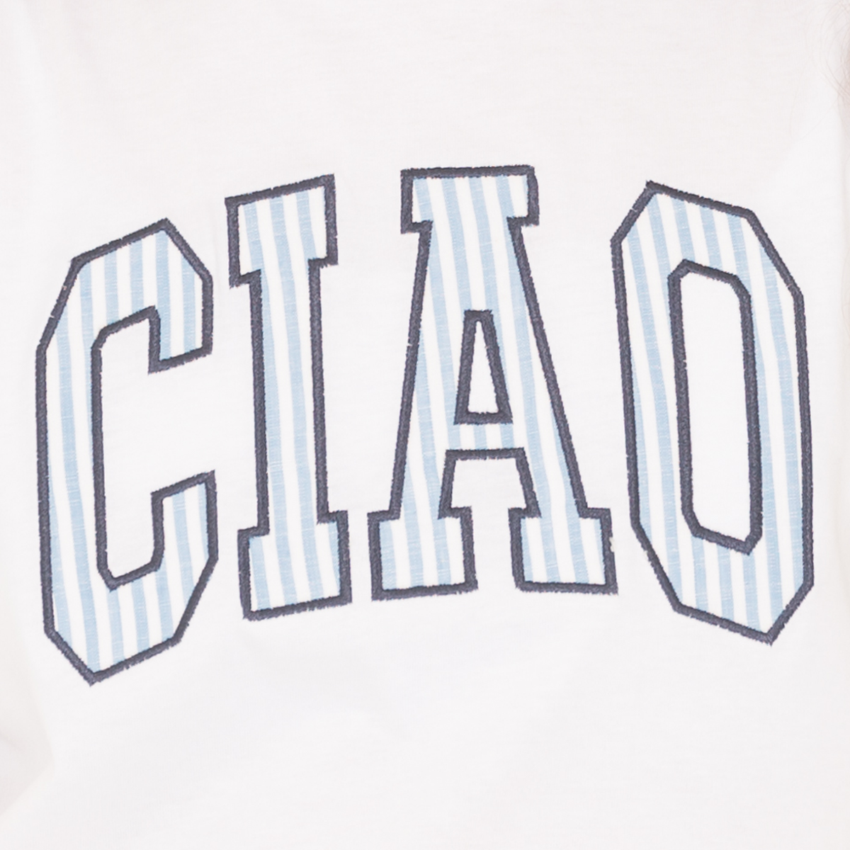Camiseta para niñas con diseño ciao - Blanco