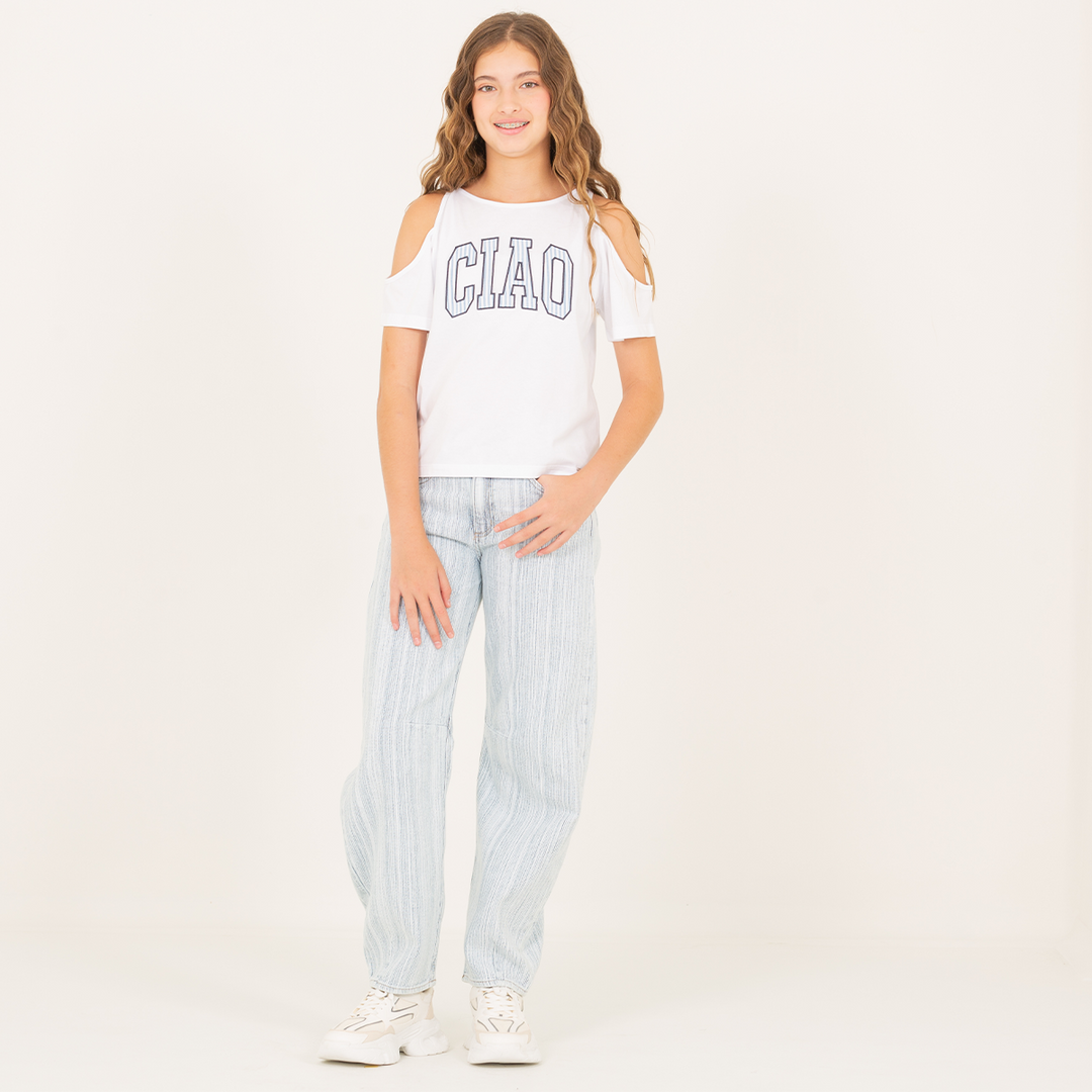 CAMISETA PARA NIÑAS CON DISEÑO CIAO