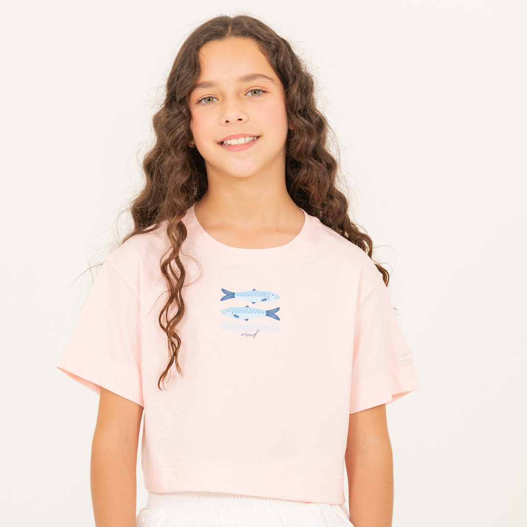 CAMISETA PARA NIÑAS CON DISEÑO ESTAMPADO