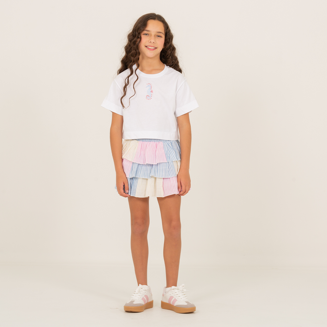 Camiseta para niñas con diseño estampado