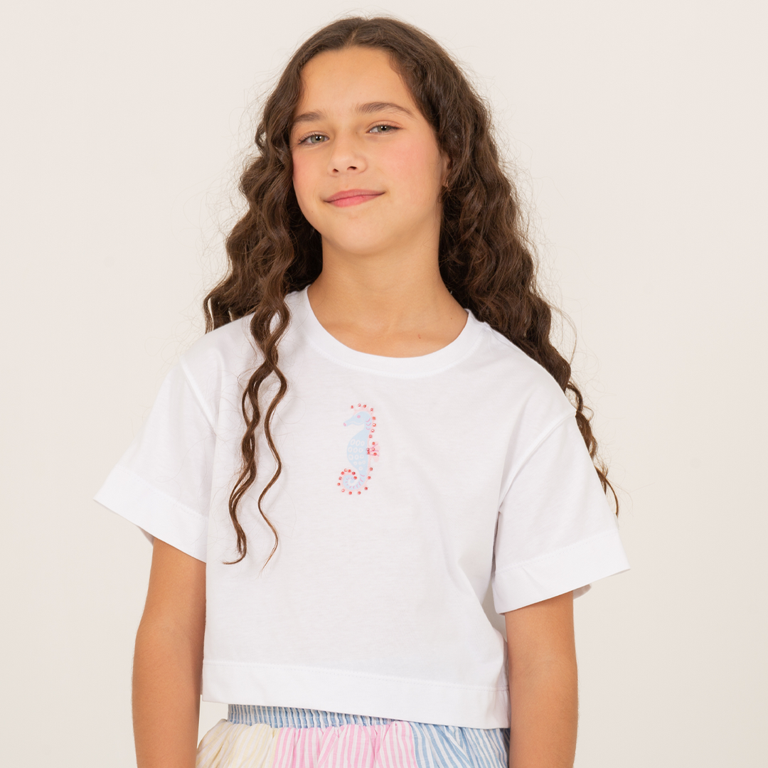 Camiseta para niñas con diseño estampado