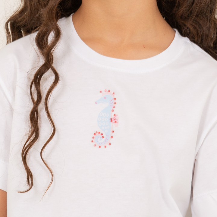 Camiseta para niñas con diseño estampado