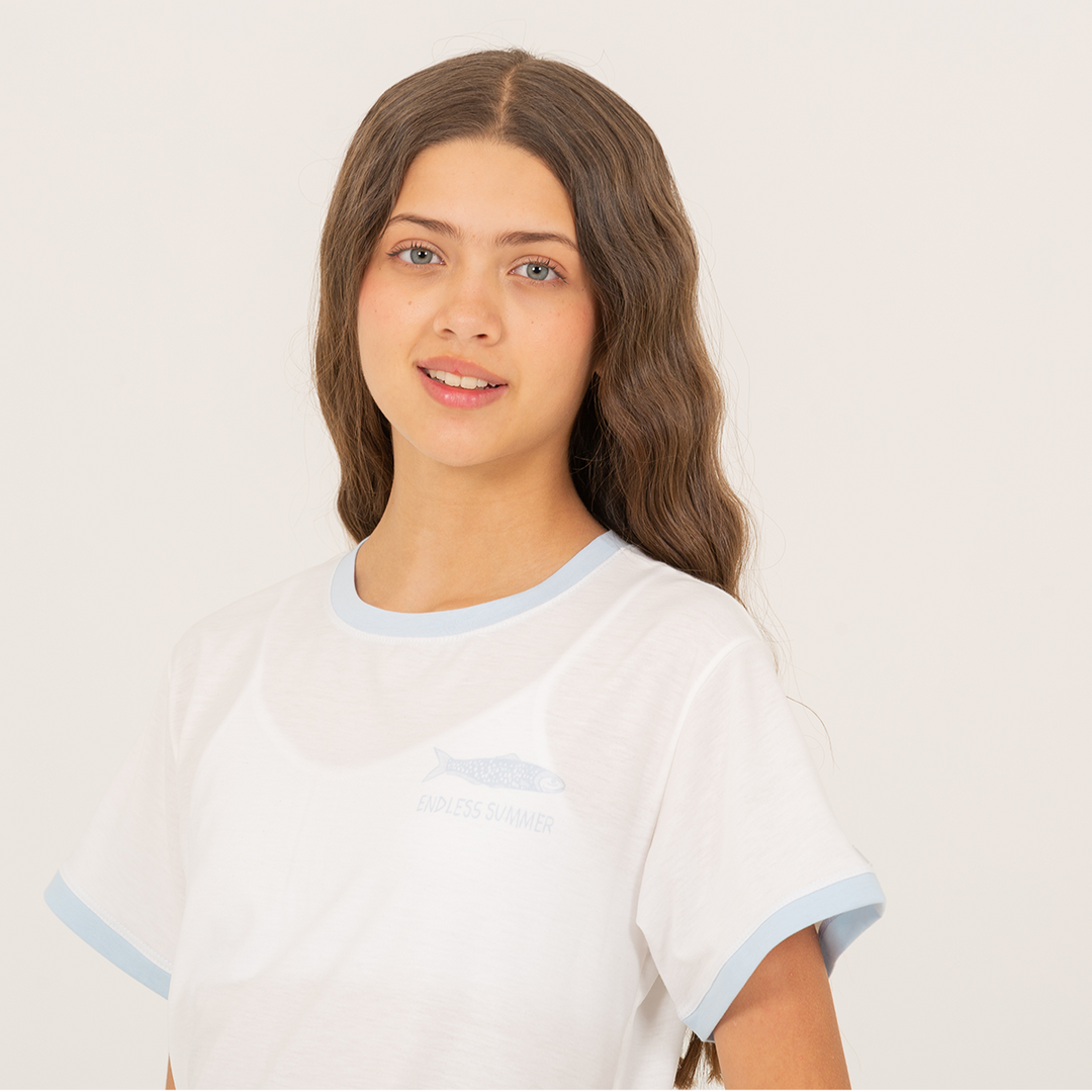 CAMISETA PARA NIÑAS CON DISEÑO ESTAMPADO ENDLESS SUMMER