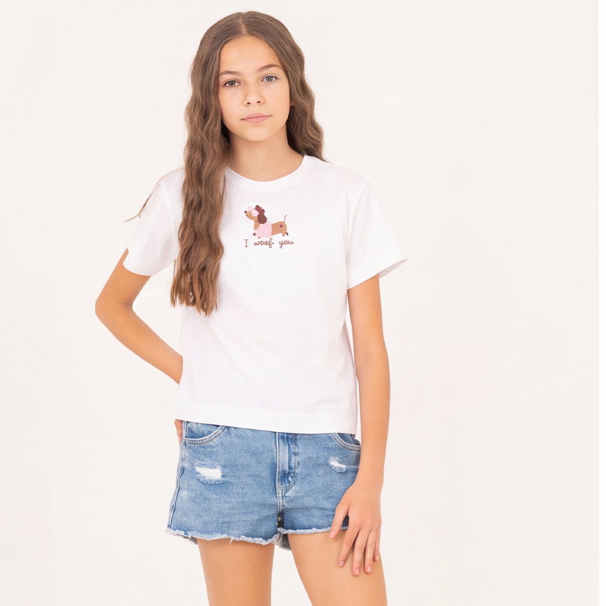 Camiseta para niñas con diseño estampado