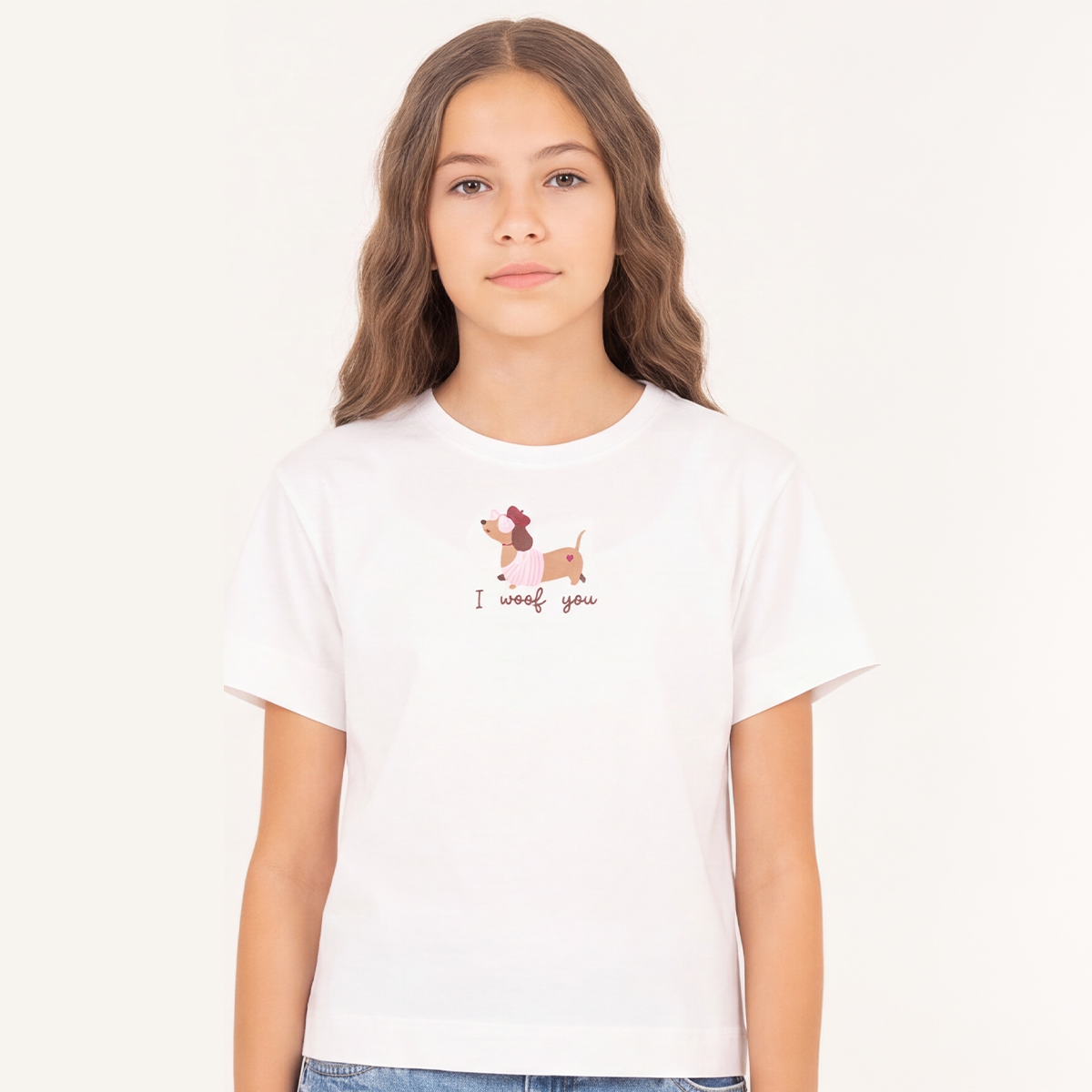 Camiseta para niñas con diseño estampado