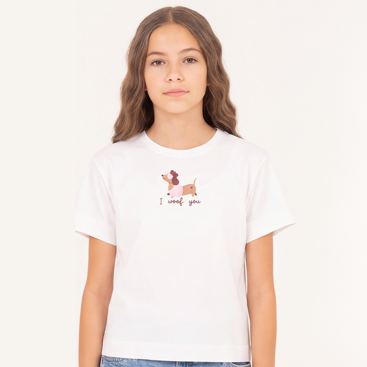 Camiseta para niñas con diseño estampado
