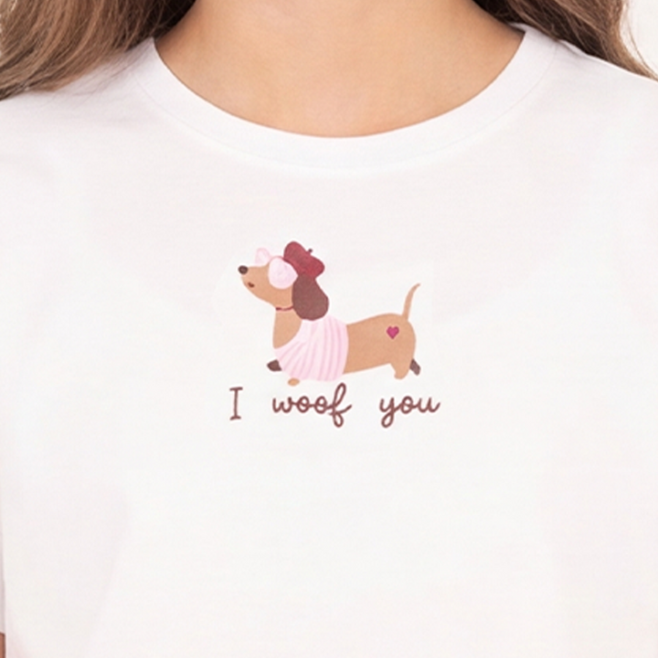 Camiseta para niñas con diseño estampado