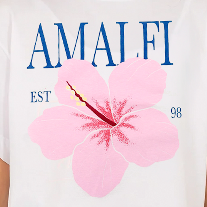 CAMISETA PARA NIÑAS CON DISEÑO ESTAMPADO AMALFI