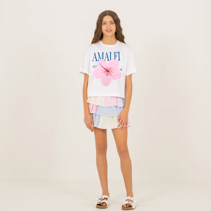CAMISETA PARA NIÑAS CON DISEÑO ESTAMPADO AMALFI