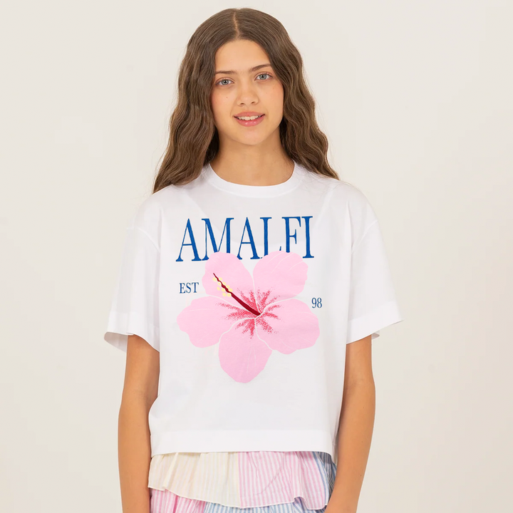 CAMISETA PARA NIÑAS CON DISEÑO ESTAMPADO AMALFI