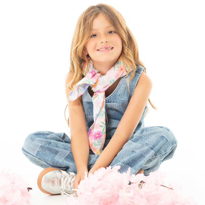CHALECO PARA NIÑAS DENIM INDIGO