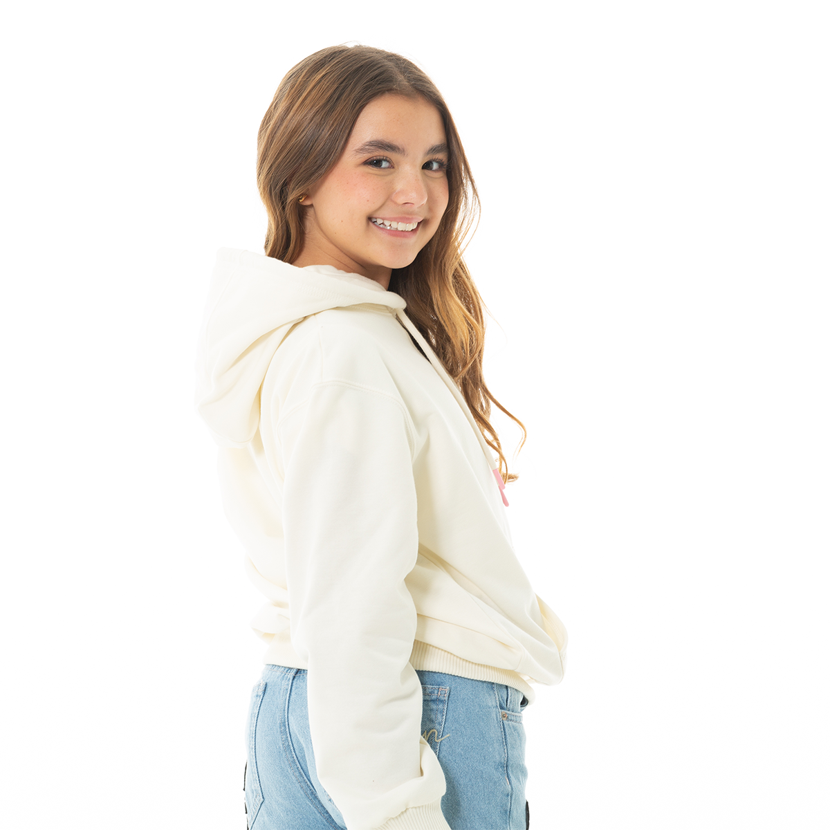 HOODIE PARA NIÑAS ESTILO UNIVERSITARIO