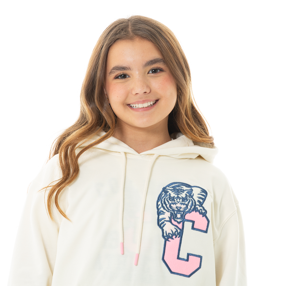 HOODIE PARA NIÑAS ESTILO UNIVERSITARIO