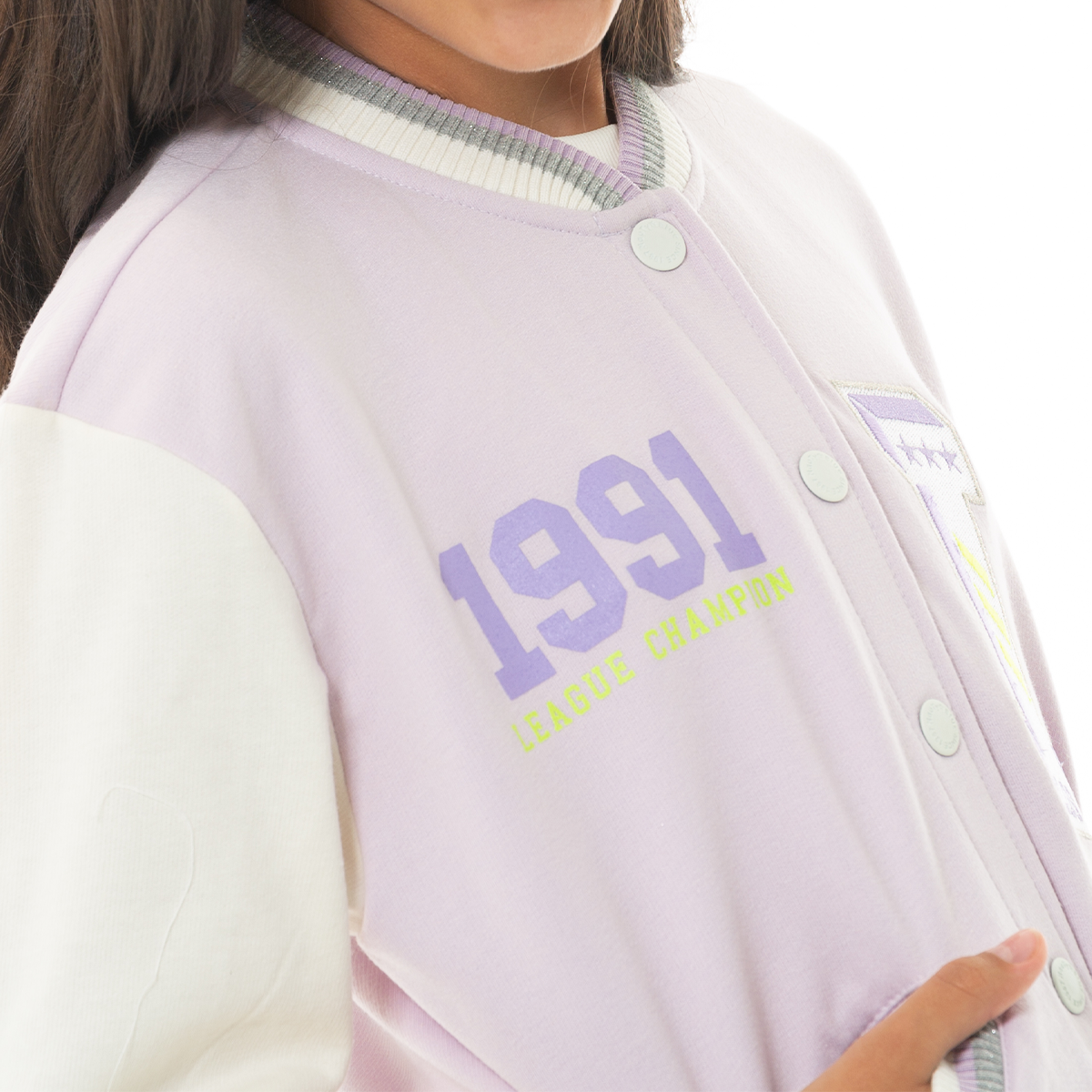 CHAQUETA PARA NIÑAS VARSITY LOS ANGELES