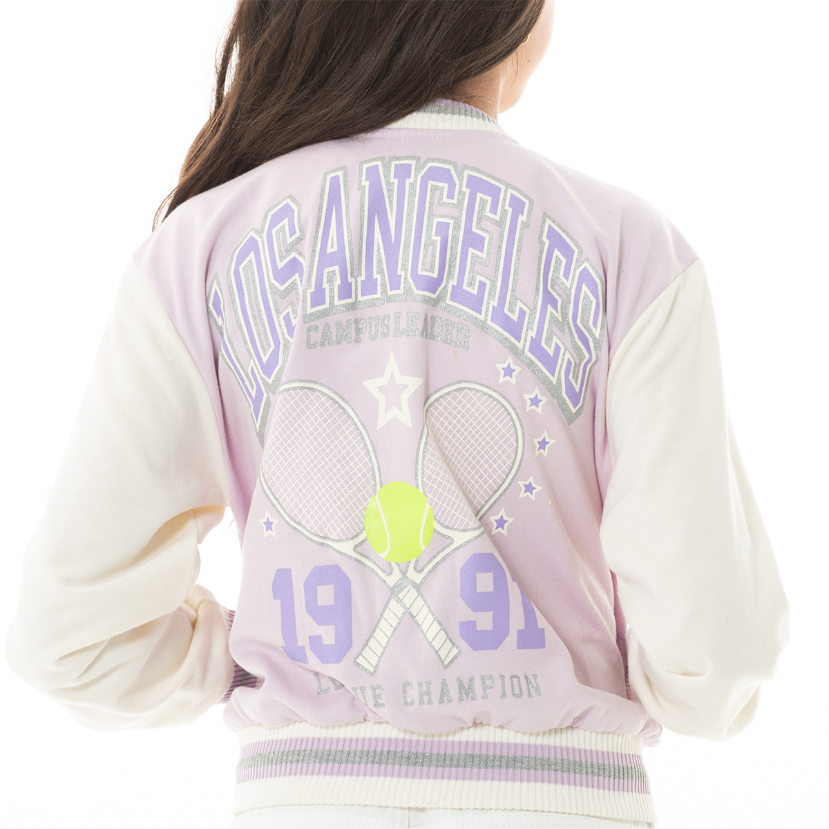 CHAQUETA PARA NIÑAS VARSITY LOS ANGELES
