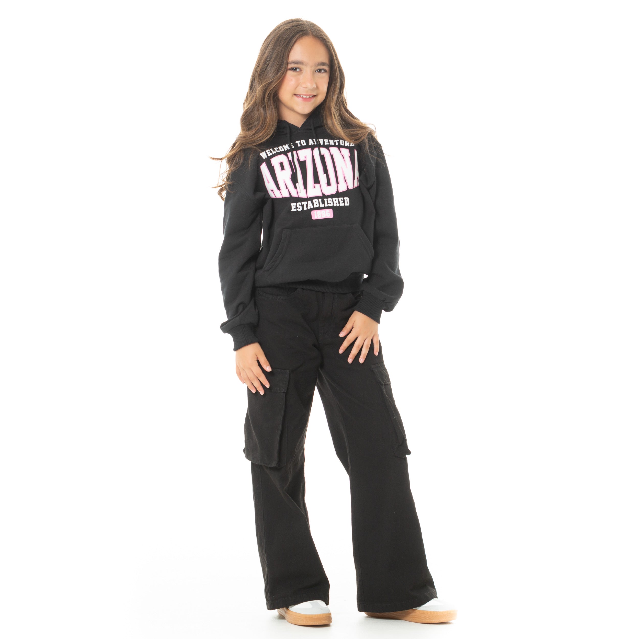 HOODIE PARA NIÑAS CON DISEÑO ESTAMPADO - ARIZONA