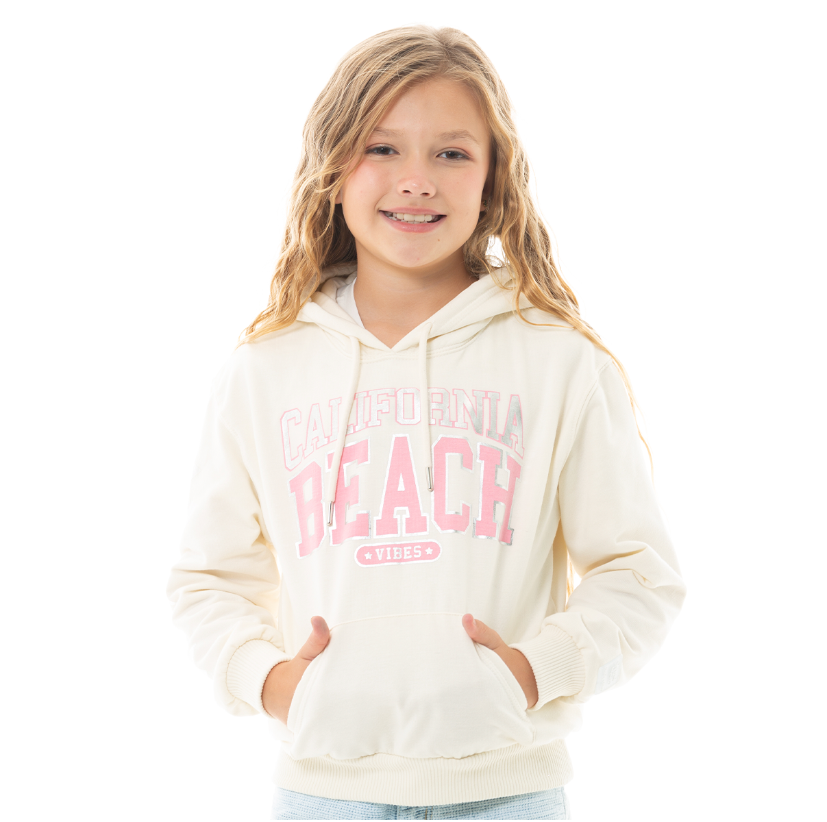 HOODIE PARA NIÑAS CON DISEÑO ESTAMPADO
