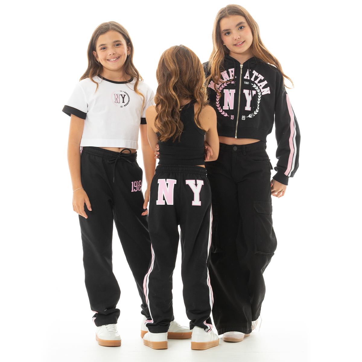 HOODIE PARA NIÑAS NEW YORK 1989