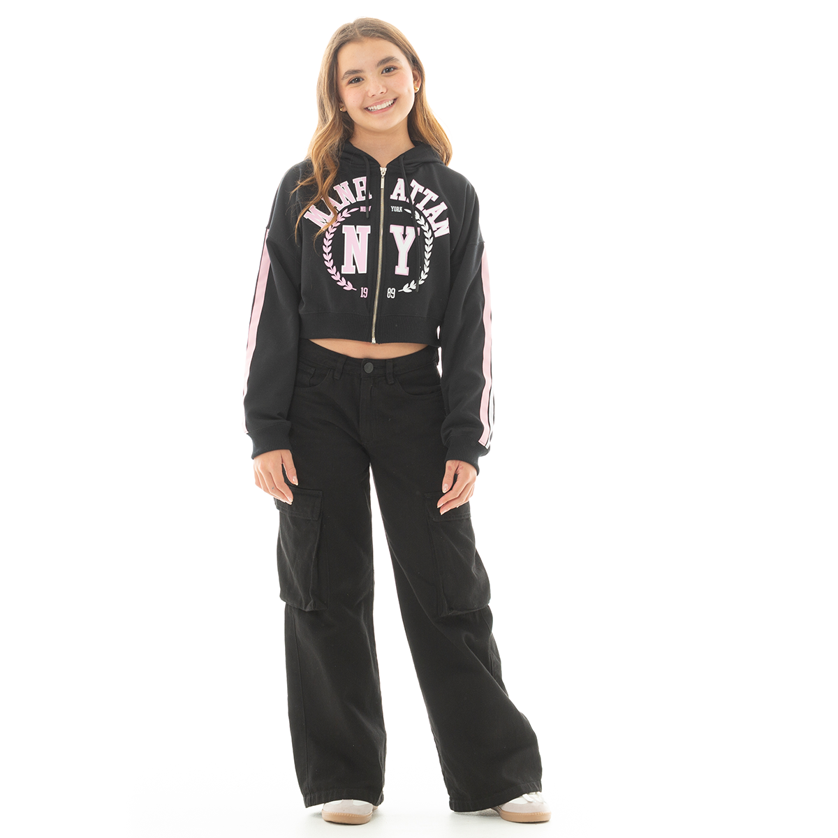 HOODIE PARA NIÑAS NEW YORK 1989