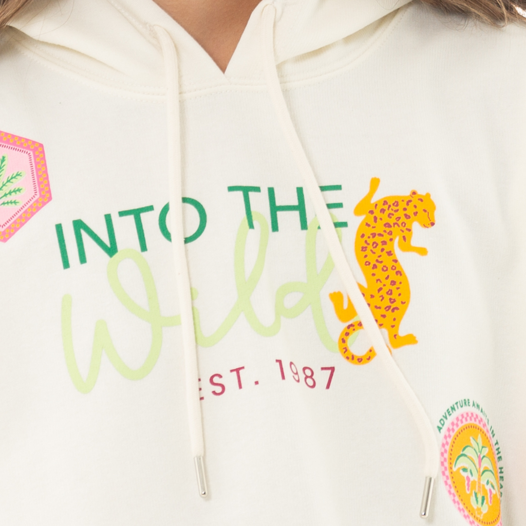 HOODIE PARA NIÑAS CON DISEÑO ESTAMPADO