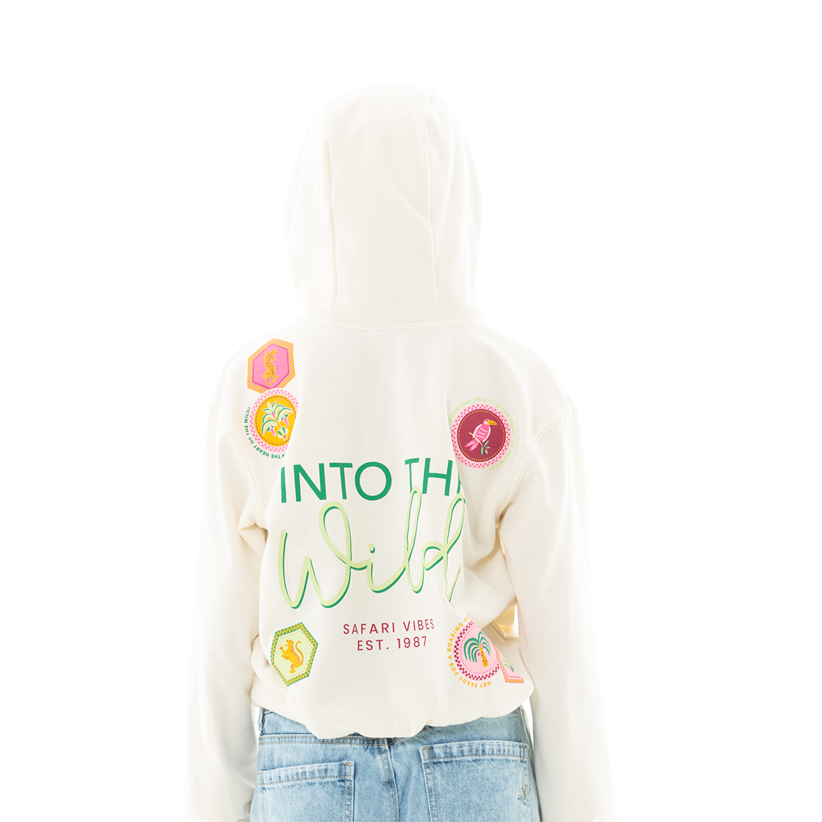 HOODIE PARA NIÑAS CON DISEÑO ESTAMPADO