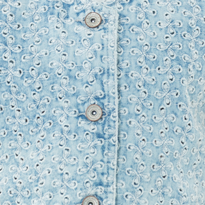 CHALECO PARA NIÑAS EN DISEÑO INDIGO OJALILLO
