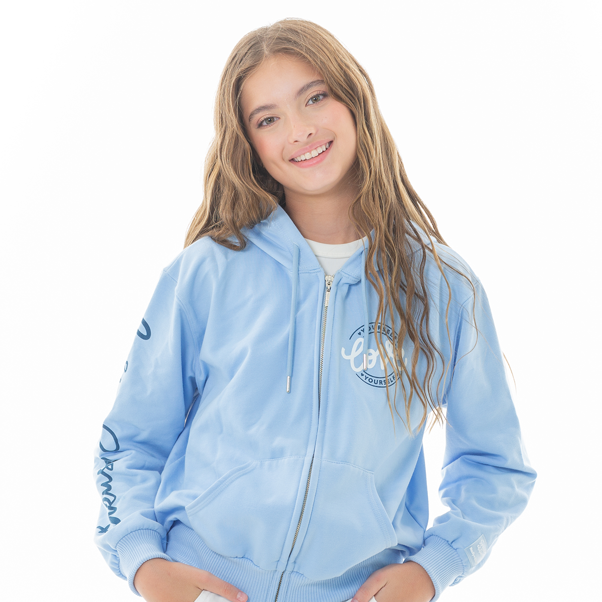 HOODIE PARA NIÑAS CON DISEÑO ESTAMPADO - YOUR SELF LOVE