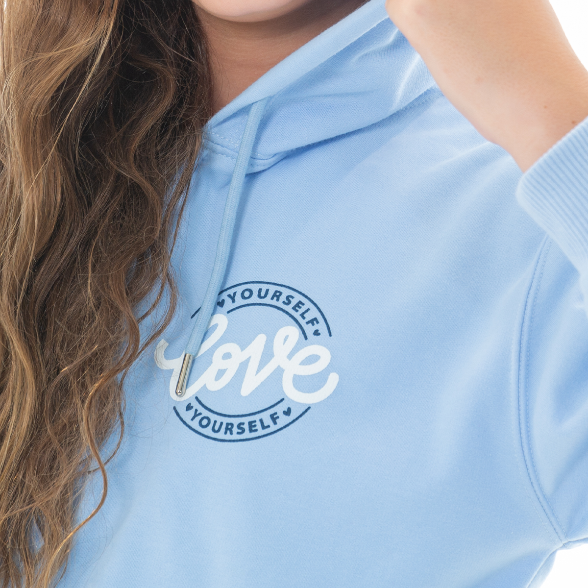 HOODIE PARA NIÑAS CON DISEÑO ESTAMPADO - YOUR SELF LOVE