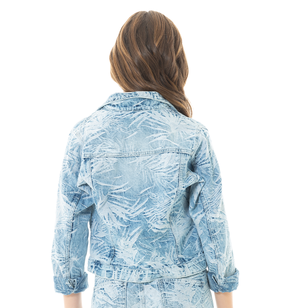 CHAQUETA PARA NIÑAS CON DISEÑO TEXTURIZADO