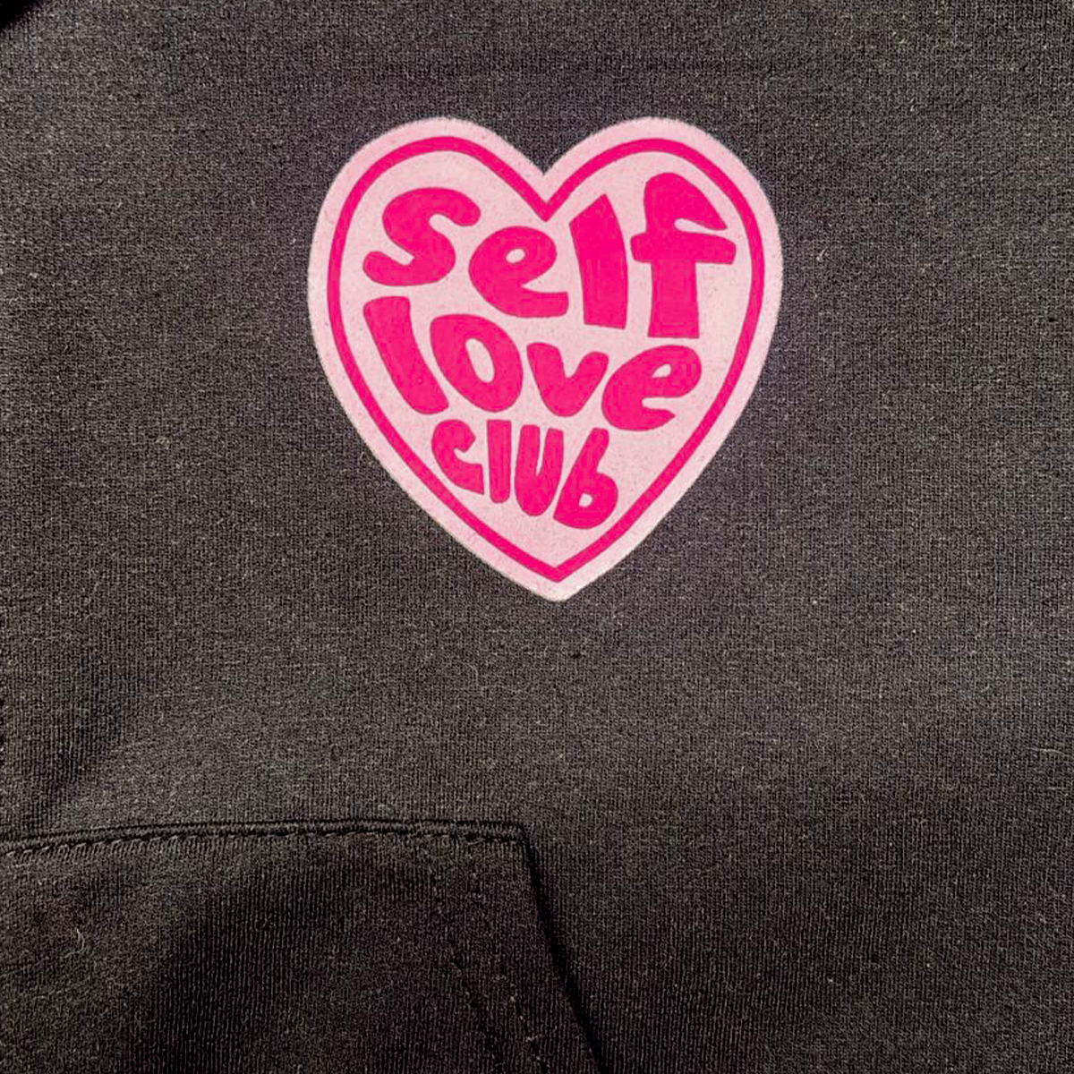 Hoodie para niñas con cremallera – self love club